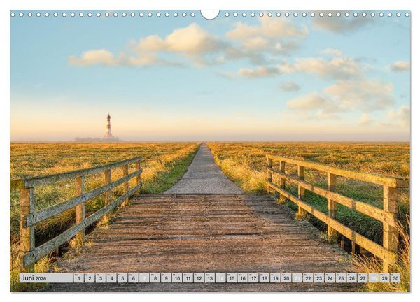 Produktbild: Wundersch&ouml;ne Nordsee - Faszinierende K&uuml;stenlandschaften (Wandkalender 2026 DIN A3 quer), CALVENDO Monatskalender