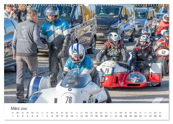 Produktbild: Motorradgespanne am Jochpass (Wandkalender 2026 DIN A2 quer), CALVENDO Monatskalender