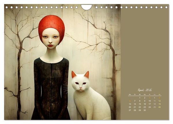 Produktbild: Die Katze - mein Freund (Wandkalender 2026 DIN A4 quer), CALVENDO Monatskalender
