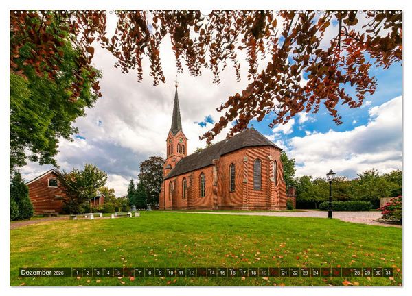 Produktbild: Papenburg - Venedig des Nordens (hochwertiger Premium Wandkalender 2026 DIN A2 quer), Kunstdruck in Hochglanz