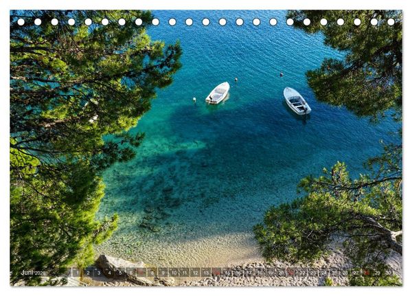 Produktbild: Kroatien - Landschaften am Mittelmeer (Tischkalender 2026 DIN A5 quer), CALVENDO Monatskalender