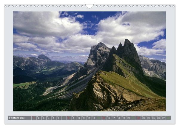 Produktbild: Wunder aus Fels - Die Dolomiten II (Wandkalender 2026 DIN A3 quer), CALVENDO Monatskalender