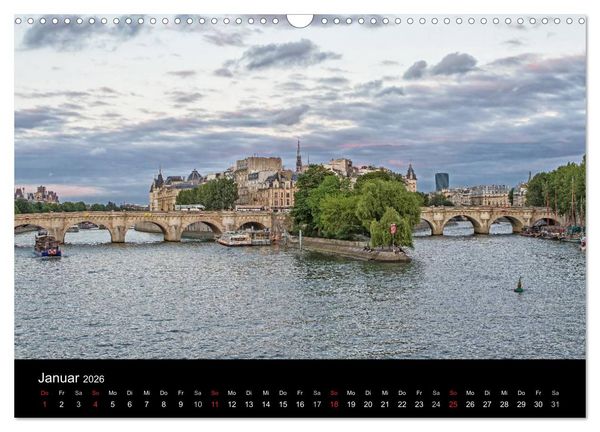 Produktbild: Paris (Wandkalender 2026 DIN A3 quer), CALVENDO Monatskalender