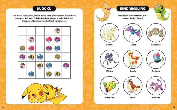 Produktbild: Pok&eacute;mon: Willkommen in den neun Regionen! - Suchen - R&auml;tseln - Ausmalen