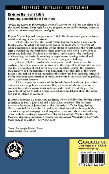 Produktbild: Reviving the Fourth Estate