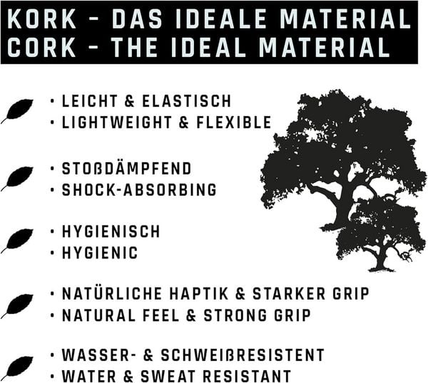 Produktbild: Schildkr&ouml;t 960271 - Kork Yoga Block, aus 100% Naturkork, 23x15x7,5cm