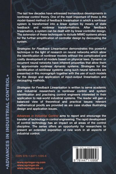 Produktbild: Strategies for Feedback Linearisation