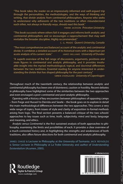 Produktbild: Analytic Versus Continental