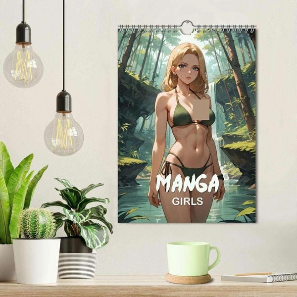 Produktbild: Manga Beauties - 12 Sch&ouml;nheiten im Manga-Stil (Wandkalender 2026 DIN A4 hoch), CALVENDO Monatskalender