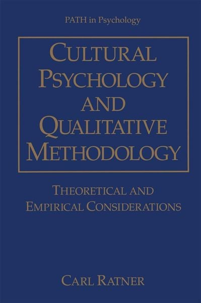 Produktbild: Cultural Psychology and Qualitative Methodology