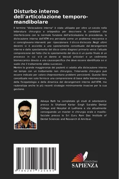 Produktbild: Disturbo interno dell'articolazione temporo-mandibolare