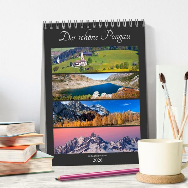 Produktbild: Der sch&ouml;ne Pongau (Tischkalender 2026 DIN A5 hoch), CALVENDO Monatskalender