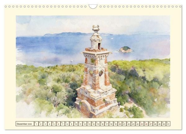 Produktbild: Elba - Insel imToskanischen Archipel (Wandkalender 2026 DIN A3 quer), CALVENDO Monatskalender