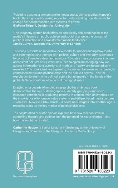 Produktbild: The construction of public opinion in a digital age