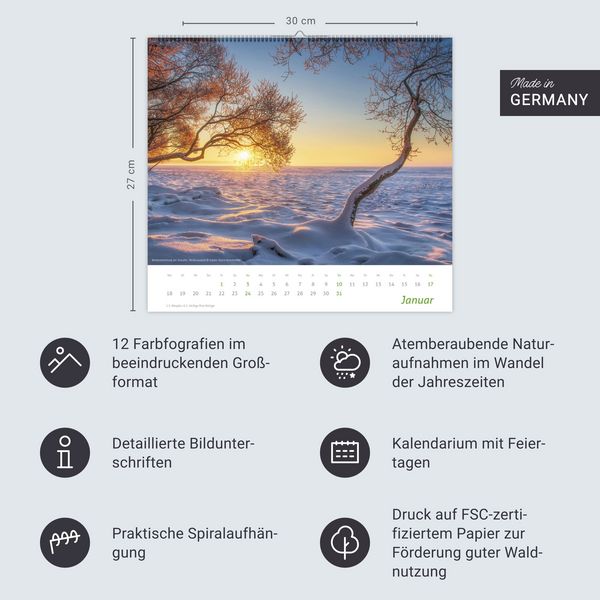Produktbild: times&more Sonnige Momente Bildkalender 2027