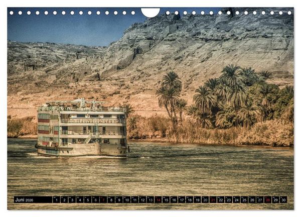 Produktbild: Abenteuer auf dem Nil. Eine Reise von Luxor nach Abu Simbel (Wandkalender 2026 DIN A4 quer), CALVENDO Monatskalender