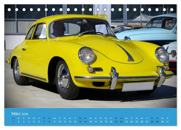 Produktbild: Porsche Classics (Tischkalender 2026 DIN A5 quer), CALVENDO Monatskalender