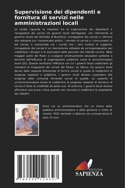 Produktbild: Supervisione dei dipendenti e fornitura di servizi nelle amministrazioni locali