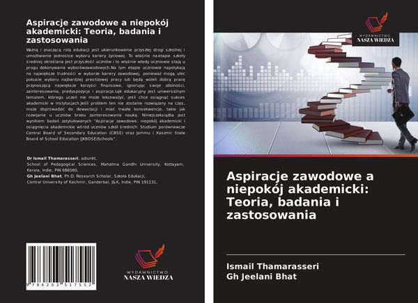 Produktbild: Aspiracje zawodowe a niepok&oacute;j akademicki: Teoria, badania i zastosowania