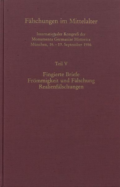 Produktbild: F&auml;lschungen im Mittelalter