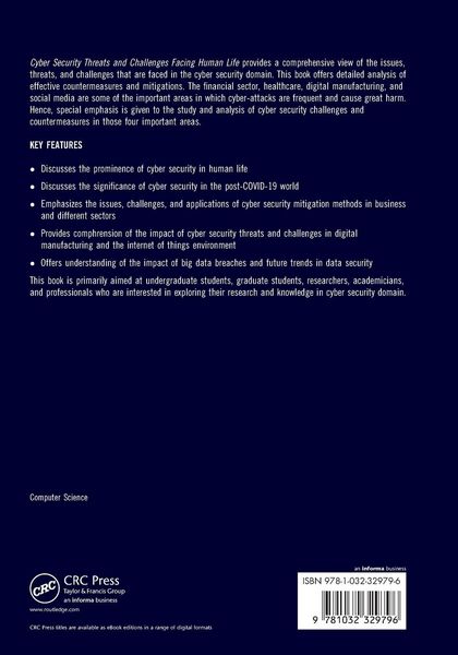 Produktbild: Cyber Security Threats and Challenges Facing Human Life