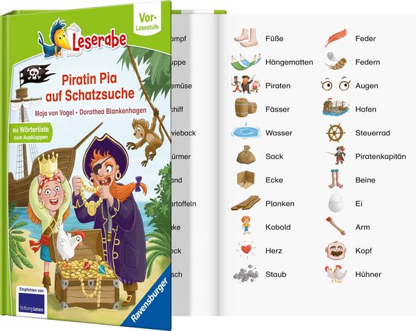 Produktbild: Leserabe Vor-Lesestufe - Piratin Pia auf Schatzsuche
