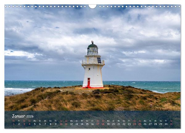Produktbild: Neuseeland - Wo sich Himmel und Erde begegnen (Wandkalender 2026 DIN A3 quer), CALVENDO Monatskalender