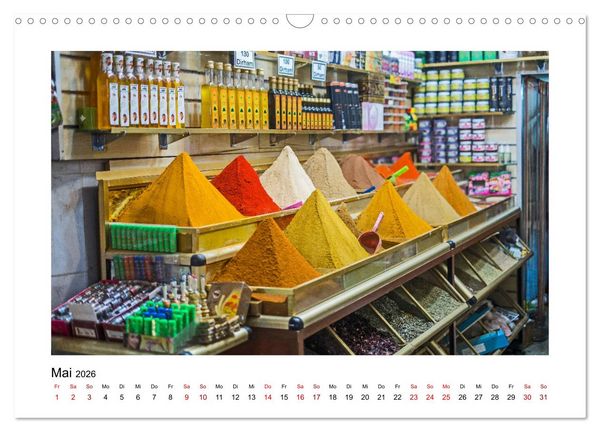 Produktbild: Marokko - Farbenfrohe M&auml;rkte (Wandkalender 2026 DIN A3 quer), CALVENDO Monatskalender