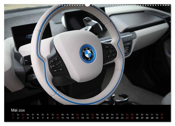Produktbild: BMW i3 (hochwertiger Premium Wandkalender 2026 DIN A2 quer), Kunstdruck in Hochglanz