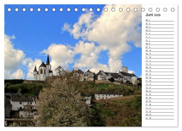 Produktbild: Die Eifel und ihre Regionen - Die Nordeifel (Tischkalender 2026 DIN A5 quer), CALVENDO Monatskalender