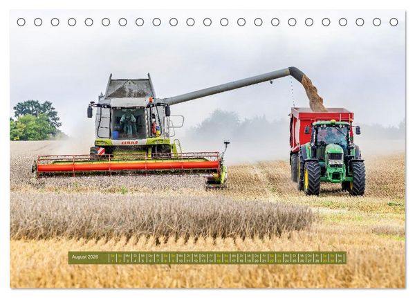 Produktbild: Giganten der Ernte (Tischkalender 2026 DIN A5 quer), CALVENDO Monatskalender