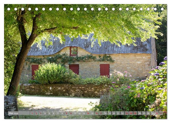 Produktbild: Momente einer Reise - Bretagne (Tischkalender 2026 DIN A5 quer), CALVENDO Monatskalender
