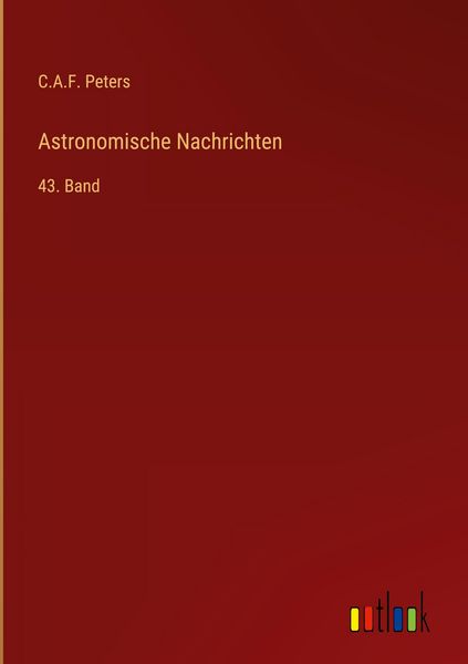 Produktbild: Astronomische Nachrichten