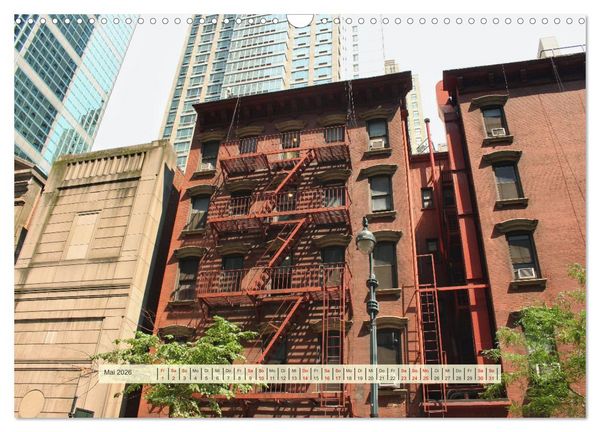 Produktbild: Streets of New York - Zu Fu&szlig; durch die Metropole der Superlative (Wandkalender 2026 DIN A3 quer), CALVENDO Monatskalender
