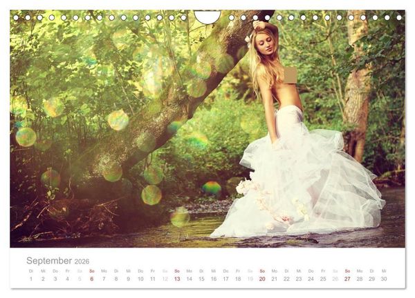 Produktbild: Wasser und Nymphen - Akt am Wasser (Wandkalender 2026 DIN A4 quer), CALVENDO Monatskalender