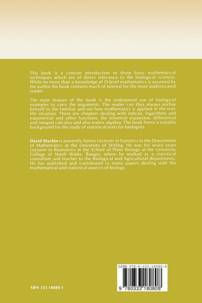 Produktbild: Biomathematics