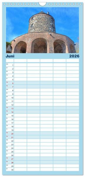 Produktbild: Familienplaner 2026 - Altes K&ouml;ln - Denkm&auml;ler und Historische Bauten mit 5 Spalten (Wandkalender, 21 x 45 cm) CALVENDO