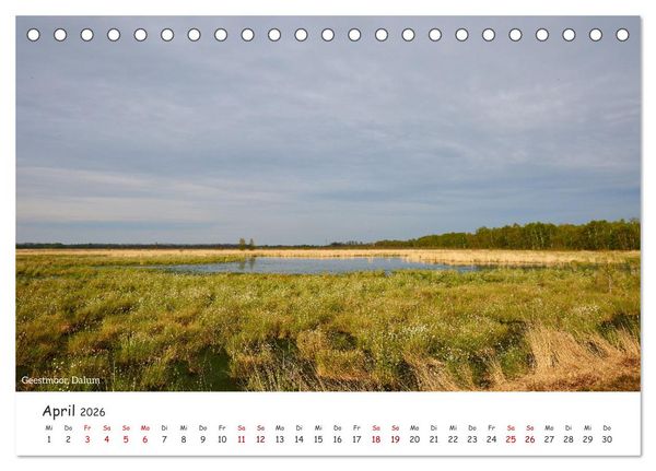 Produktbild: Emsland Impressionen (Tischkalender 2026 DIN A5 quer), CALVENDO Monatskalender