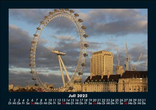 Produktbild: London 2025 Fotokalender DIN A5