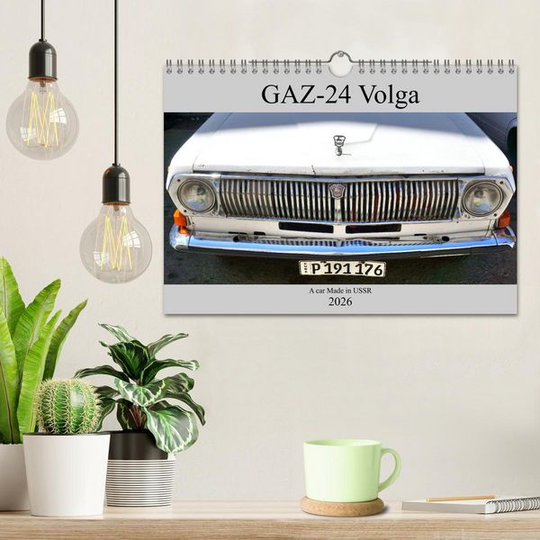 Produktbild: GAZ-24 Volga - A car Made in USSR (Wall Calendar 2026 DIN A4 landscape), CALVENDO 12 Month Wall Calendar