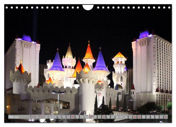 Produktbild: Las Vegas - Nevada (Wandkalender 2026 DIN A4 quer), CALVENDO Monatskalender