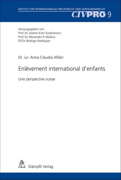 Produktbild: Enl&egrave;vement international d'enfants