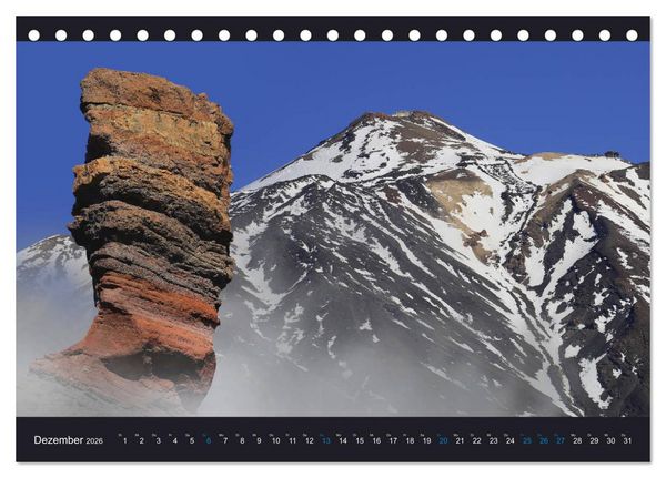 Produktbild: wildes Teneriffa (Tischkalender 2026 DIN A5 quer), CALVENDO Monatskalender