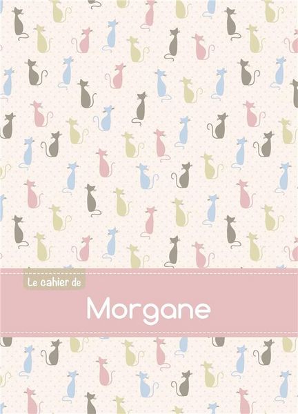 Produktbild: Cahier morgane ptscx,96p,a5 chats