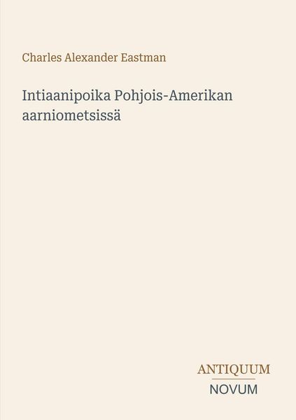 Produktbild: Intiaanipoika Pohjois-Amerikan aarniometsiss&auml;