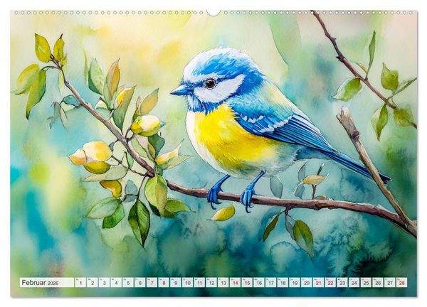 Produktbild: Wildtiere Europas - Farbwelt der heimischen Fauna (Wandkalender 2026 DIN A2 quer), CALVENDO Monatskalender