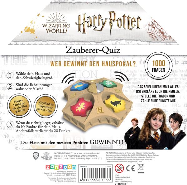 Produktbild: Harry Potter Zauberer-Quiz