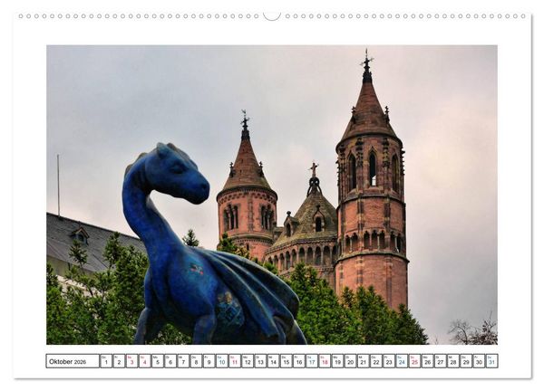 Produktbild: Worms - Ansichtssache (hochwertiger Premium Wandkalender 2026 DIN A2 quer), Kunstdruck in Hochglanz