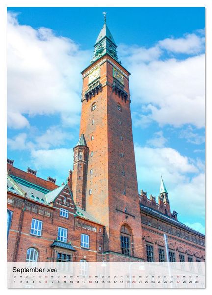Produktbild: Historisches Seeland &ndash; D&auml;nemarks architektonische Sch&auml;tze (Wandkalender 2026 DIN A3 hoch), CALVENDO Monatskalender