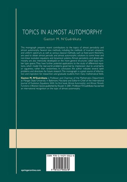 Produktbild: Topics in Almost Automorphy